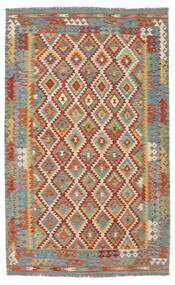  153X251 Kelim Afghan Old Style Matta Grön/Mörkröd Afghanistan Carpetvista