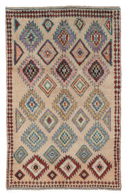 絨毯 Moroccan Berber - Afghanistan 116X186 茶色/ダークグレー (ウール, アフガニスタン)