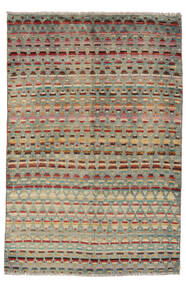  116X176 Moroccan Berber - Afghanistan Teppich Dunkelgelb/Braun Afghanistan Carpetvista