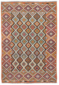  152X240 Small Kilim Afghan Old Style Rug Wool, Carpetvista