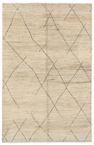  Berber Style Tapete 160X248 Lã Laranja/Bege Carpetvista
