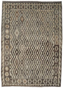 215X299 絨毯 オリエンタル キリム アフガン オールド スタイル 茶色/オレンジ (ウール, アフガニスタン) Carpetvista