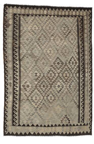  196X288 Kilim Afghan Old Style Rug Wool, Carpetvista