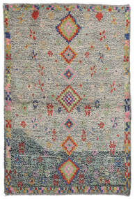  Moroccan Berber - Afghanistan 93X140 ウール 絨毯 ダークイエロー/グリーン 小 Carpetvista