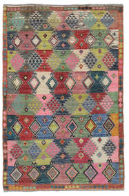 Moroccan Berber - Afghanistan Matto 117X180 Vihreä/Tummanpunainen Villa, Afganistan Carpetvista