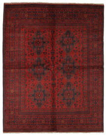 Afghan Khal Mohammadi Matot Matto 180X227 Musta/Tummanpunainen Villa, Afganistan Carpetvista