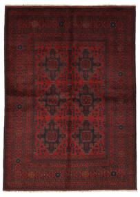  168X235 Afghan Khal Mohammadi Rug Black/Dark Red Afghanistan Carpetvista