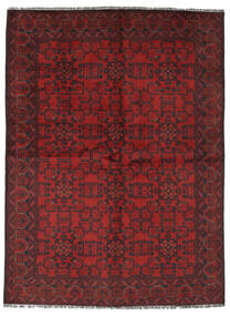 169X232 絨毯 アフガン Khal Mohammadi オリエンタル ブラック/ダークレッド (ウール, アフガニスタン) Carpetvista