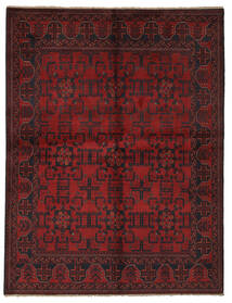 Afghan Khal Mohammadi Matot Matto 175X230 Musta/Tummanpunainen Villa, Afganistan Carpetvista