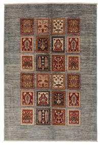  Classic Afghan Fine Teppich 127X189 Dunkelgelb/Braun Carpetvista
