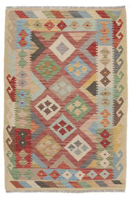  100X145 Small Kilim Afghan Old Style Rug Wool, Carpetvista