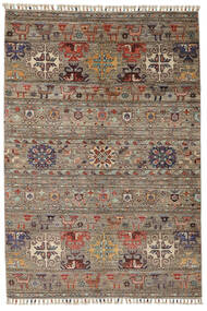 Shabargan Rug 122X177 Brown/Black Wool, Afghanistan Carpetvista