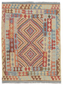 131X175 Kilim Afghan Old Style Rug Oriental Brown/Green (Wool, Afghanistan) Carpetvista
