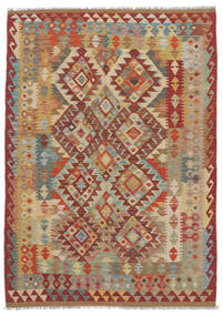  125X175 Small Kilim Afghan Old Style Rug Wool, Carpetvista