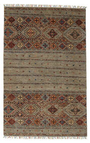  118X186 Shabargan Teppich Braun/Schwarz Afghanistan Carpetvista
