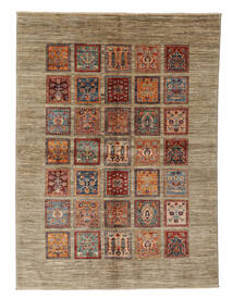  Classic Afghan Fine Rug 170X236 Wool Brown/Orange Carpetvista