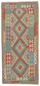  95X204 Pequeno Kilim Afegão Old Style Tapete Lã, Carpetvista