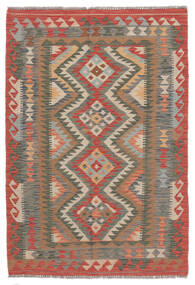  Kilim Afghan Old Style Rug 100X150 Wool Brown/Dark Red Small Carpetvista