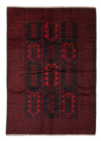 210X300 Dywan Beludż Orientalny Czarny/Ciemnoczerwony (Wełna, Afganistan) Carpetvista