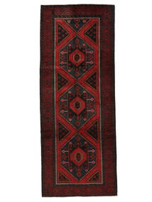  Baluch Rug 122X312 Wool Black/Dark Red Small Carpetvista