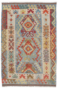  100X150 Kelim Afghan Old Style Teppe Mørk Rød/Brun Afghanistan Carpetvista