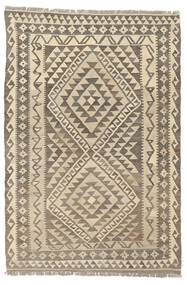  Kilim Afegão Old Style Tapete 124X187 Lã Castanho/Laranja Pequeno Carpetvista