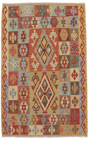 Kilim Afghan Old Style Rug 104X160 Brown/Dark Red Wool, Afghanistan Carpetvista