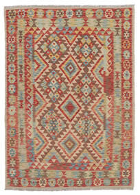  132X180 Kicsi Kilim Afgán Old Style Szőnyeg Gyapjú, Carpetvista