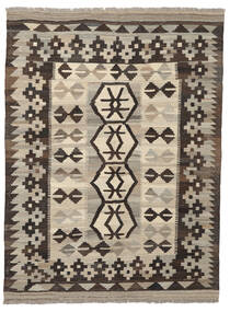 絨毯 オリエンタル キリム アフガン オールド スタイル 147X198 オレンジ/ブラック (ウール, アフガニスタン)