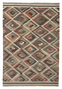 Kilim Ariana Rug 166X244 Brown/Black Wool, Afghanistan Carpetvista