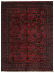 297X395 Afghan Khal Mohammadi Rug Oriental Black/Dark Red Large (Wool, Afghanistan) Carpetvista