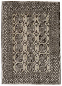 189X264 Afghan Fine Rug Oriental Brown/Black (Wool, Afghanistan) Carpetvista
