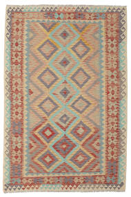 Kilim Afghan Old Style Rug 165X245 Brown/Dark Red Wool, Afghanistan Carpetvista