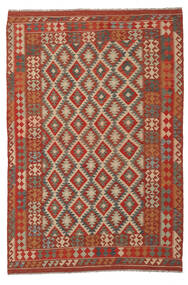  Oriental Kilim Afghan Old Style Rug 166X250 Dark Red/Brown Wool, Afghanistan Carpetvista