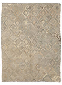 絨毯 オリエンタル キリム アフガン オールド スタイル 204X276 オレンジ/茶色 (ウール, アフガニスタン)