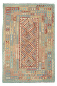 160X255 Kilim Afghan Old Style Rug Oriental Brown/Green (Wool, Afghanistan) Carpetvista