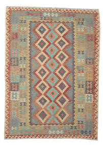  Kilim Afghan Old Style Rug 175X245 Brown/Orange Carpetvista