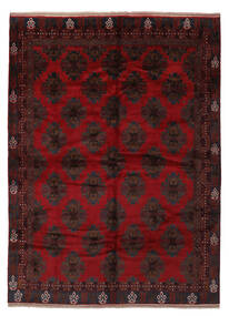 Χαλι Ανατολής Beluch 245X330 Μαύρα/Σκούρο Κόκκινο (Μαλλί, Αφγανικά)