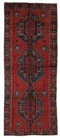 絨毯 オリエンタル バルーチ 140X346 廊下 カーペット ブラック/ダークレッド (ウール, アフガニスタン)