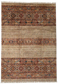 Shabargan Rug 215X307 Brown/Black Wool, Afghanistan Carpetvista