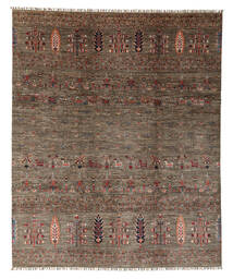 Shabargan Rug 254X312 Brown/Black Large Wool, Afghanistan Carpetvista