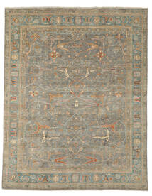 238X299 Usak Design Teppich Orientalischer Dunkelgelb/Braun (Wolle, Afghanistan) Carpetvista