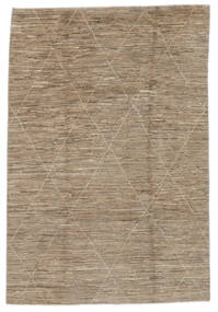 197X293 Berber Stil Teppich Moderner Braun/Orange (Wolle, Afghanistan) Carpetvista