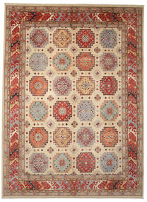  Kazak Fine Rug 294X395 Wool Brown/Dark Red Large Carpetvista