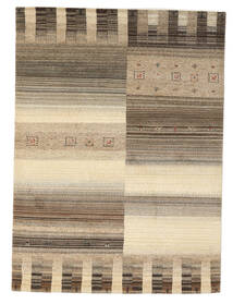 145X200 Gabbeh Loribaft Teppich Moderner Braun/Orange (Wolle, Indien) Carpetvista
