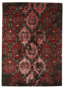  Gabbeh Loribaft Rug 166X234 Wool Black/Dark Red Carpetvista