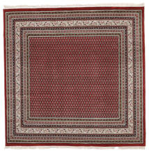  Oriental Mir Indo Rug 196X199 Square Dark Red/Black Wool, India Carpetvista