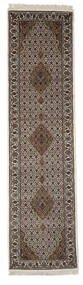  Orientalischer Täbriz Royal Teppich 80X309 Läufer Braun/Schwarz Wolle, Indien Carpetvista
