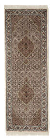  Orientalischer Täbriz Royal Teppich 83X243 Läufer Braun/Schwarz Wolle, Indien Carpetvista