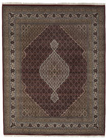 244X306 Täbriz Royal Teppich Orientalischer Schwarz/Braun ( Indien) Carpetvista